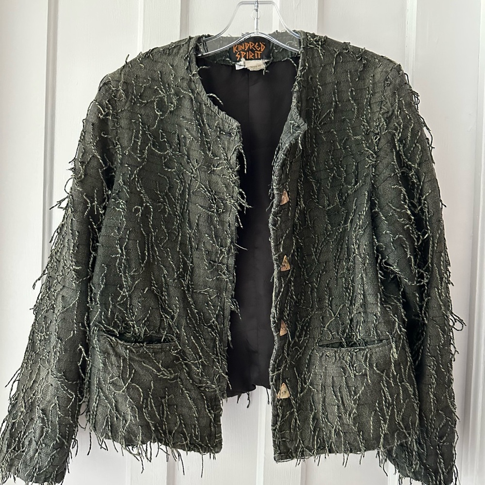 Kindred Spirit Green Vintage Blazer